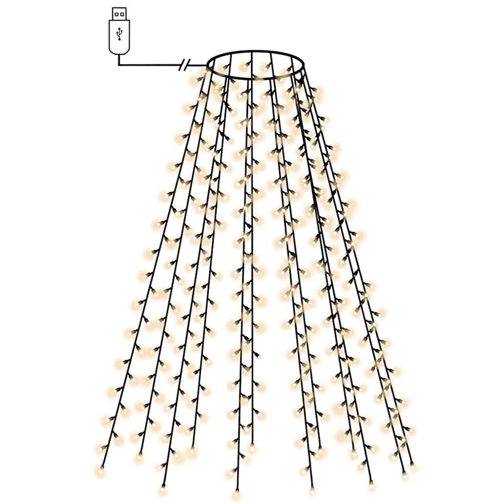 Vidaxl kerstboomverlichting met 180 led's net 180 cm