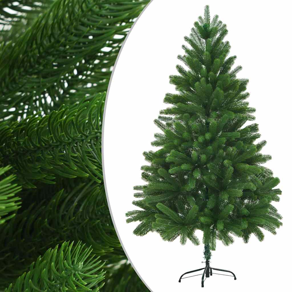 VidaXL Kunstkerstboom met levensechte naalden 210 cm groen