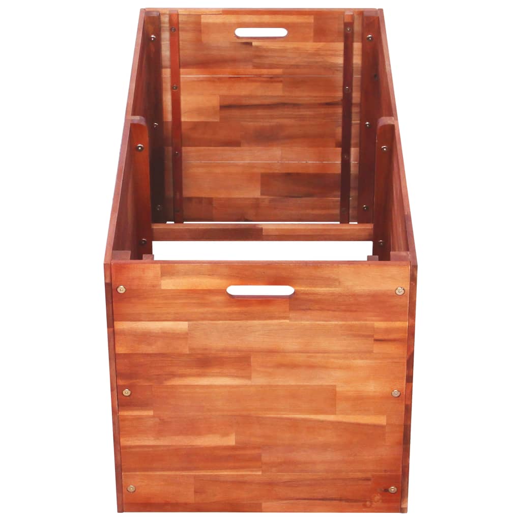 Vidaxl plantenbak 100x50x50 cm acaciahout