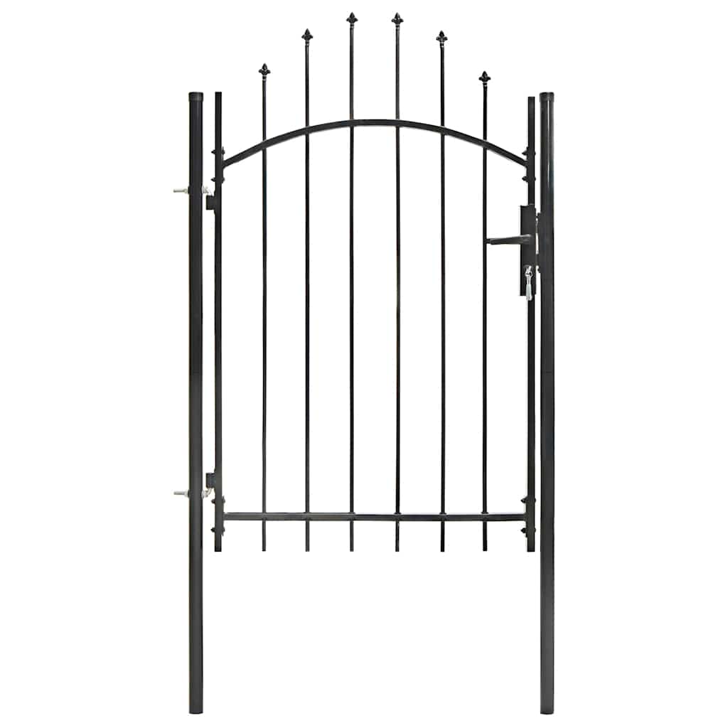 VidaXL Poort 1x2m staal zwart