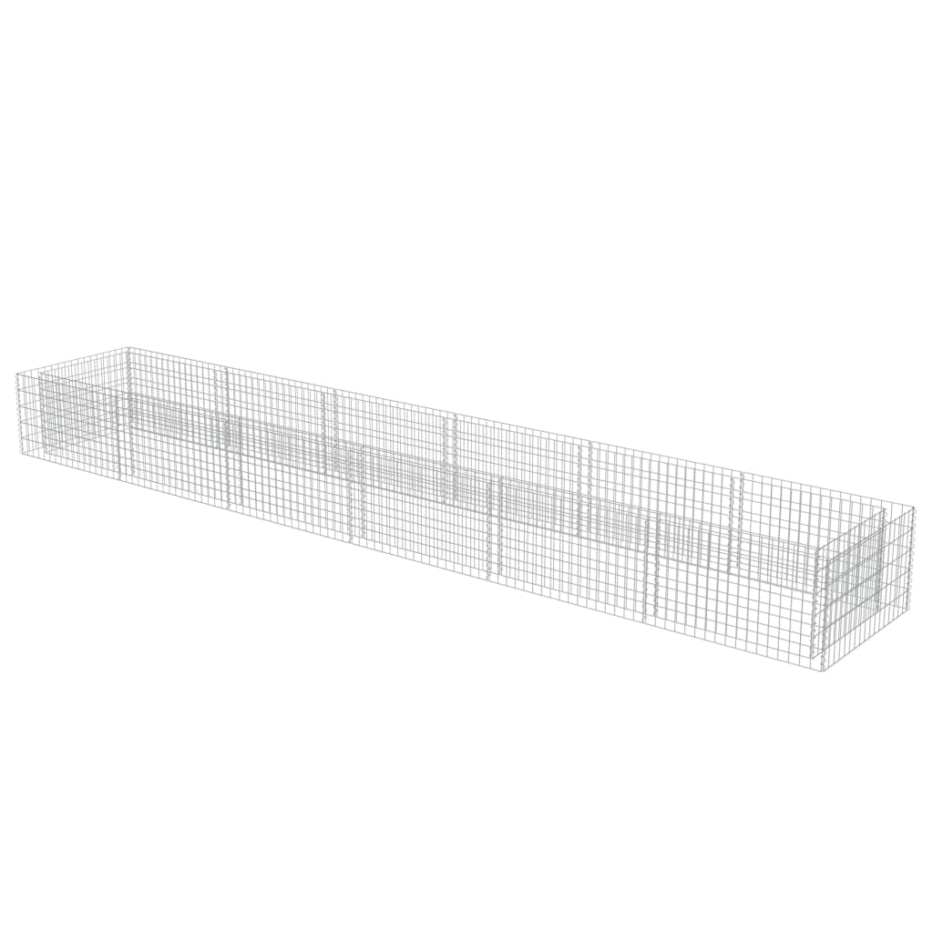 VidaXL Gabion plantenbak vergroot 540x90x50 cm gegalvaniseerd staal