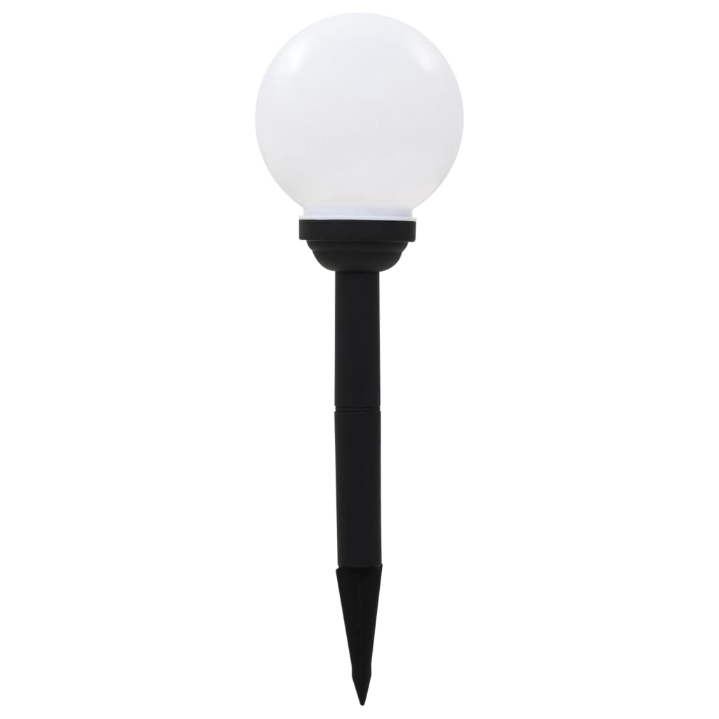 Vidaxl led-zonnelampen rond 15 cm rgb 4 st