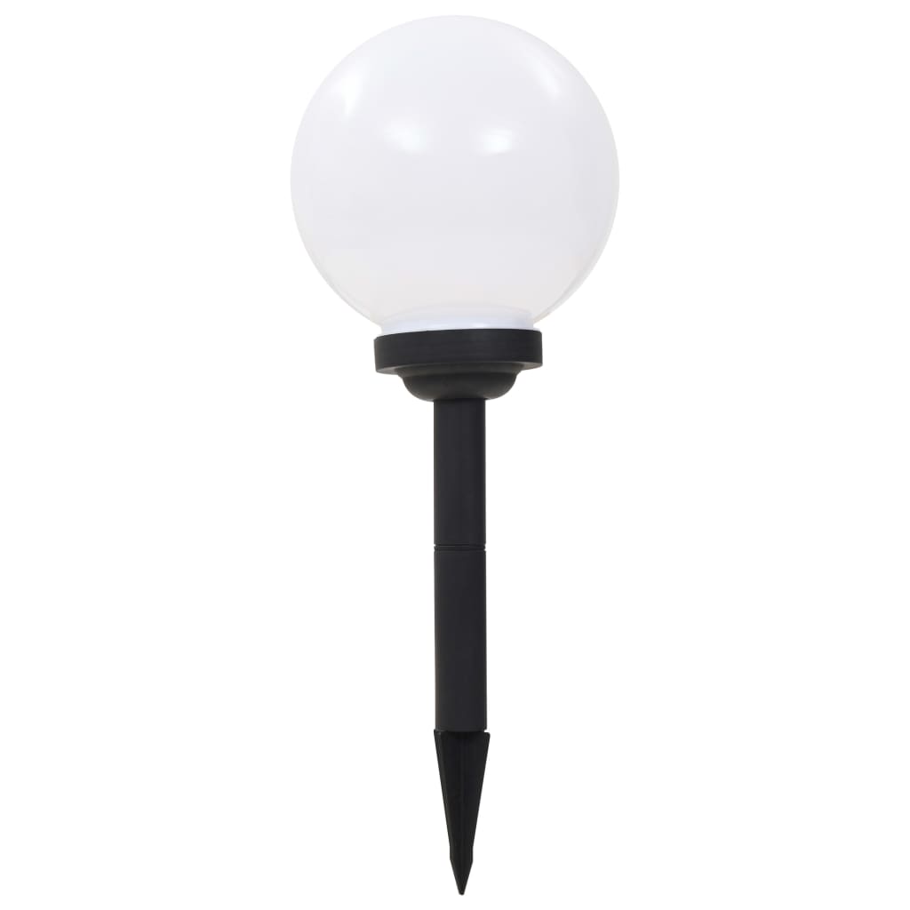Vidaxl led-zonnelampen rond 20 cm rgb 3 st