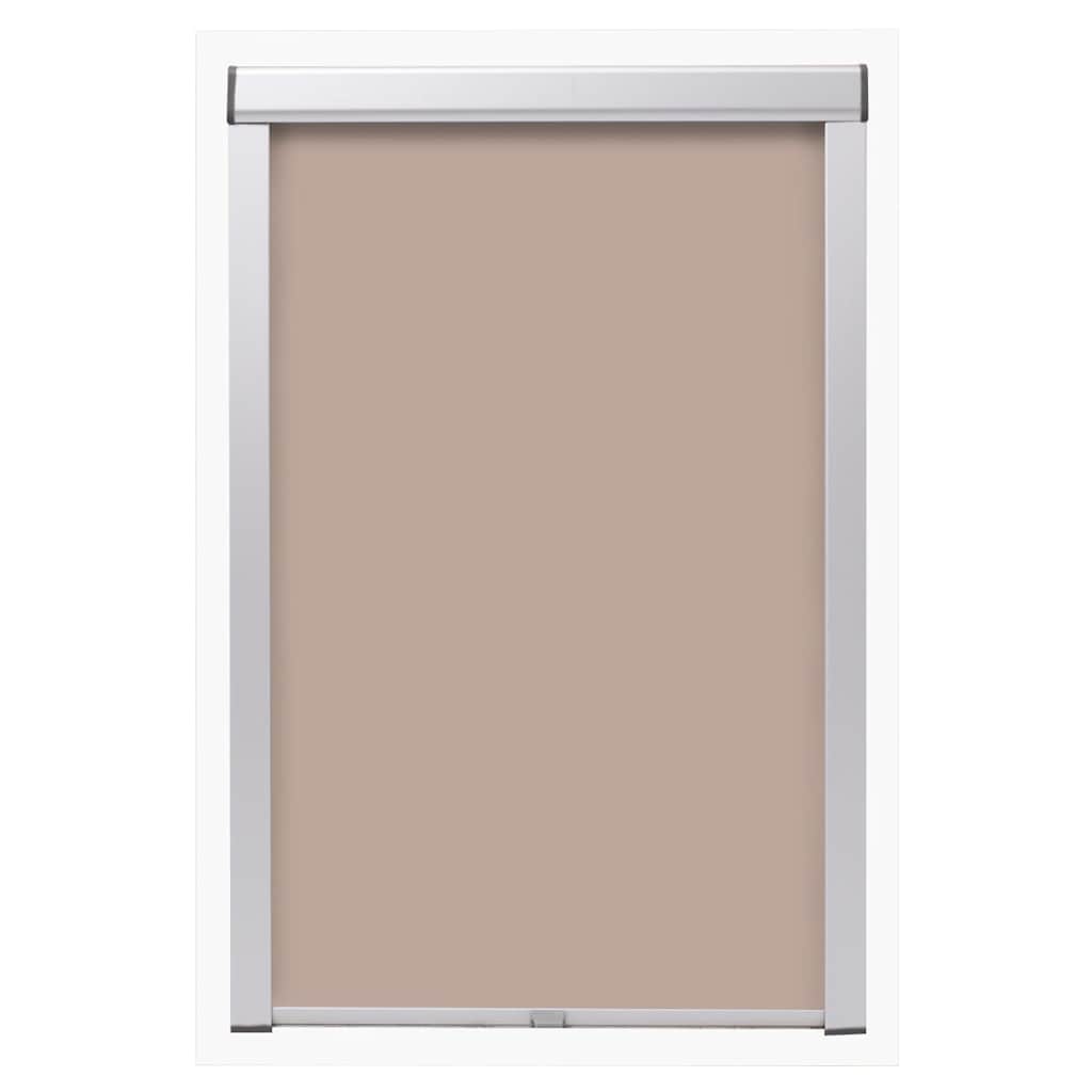 Vidaxl rolgordijn verduisterend beige UK08