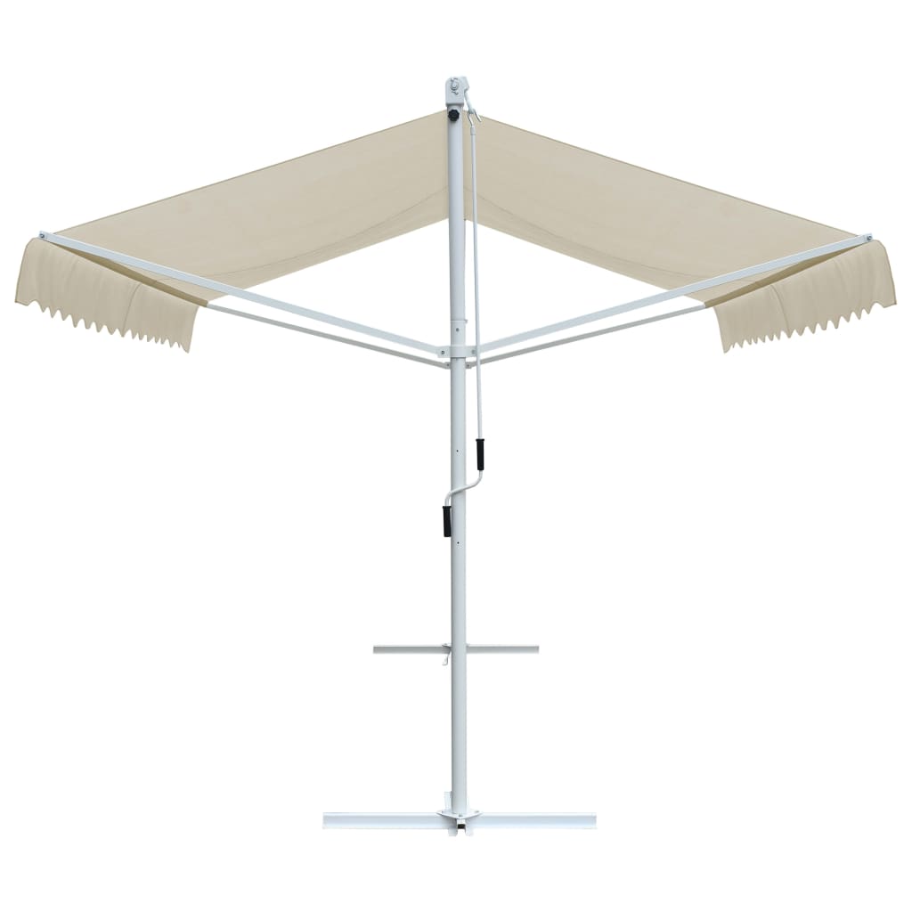 VidaXL Luifel vrijstaand 4x3m crème