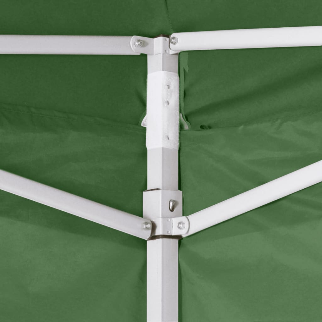 Vidaxl vouwtent met 2 wanden 3x3m groen