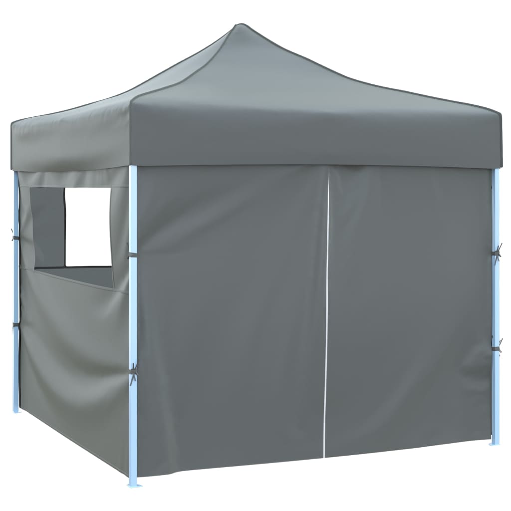 Vidaxl vouwtent pop-up met 4 zijwanden 3x3m antraciet
