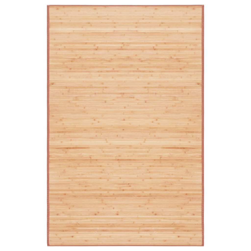 Vidaxl tapijt 100x160 cm bamboe bruin
