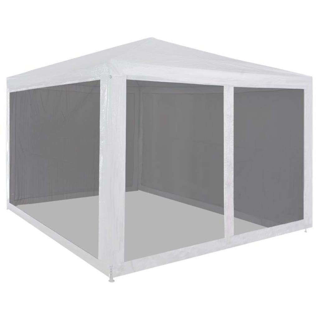 Vidaxl partytent met 4 gaaszijwanden 3x3m