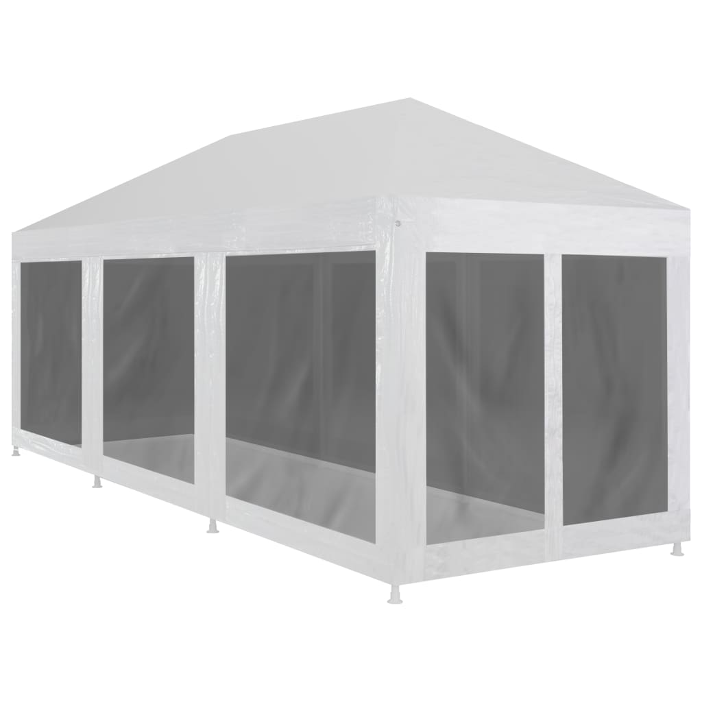 Vidaxl partytent met 8 mesh zijwanden 9x3m