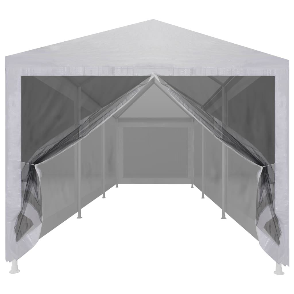 Vidaxl partytent met 8 mesh zijwanden 9x3m