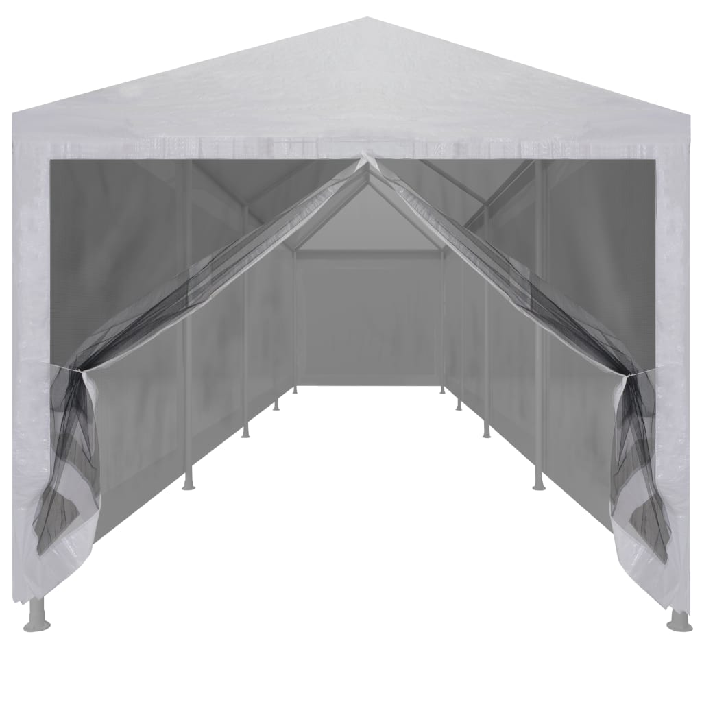 Vidaxl partytent met 10 mesh zijwanden 12x3m