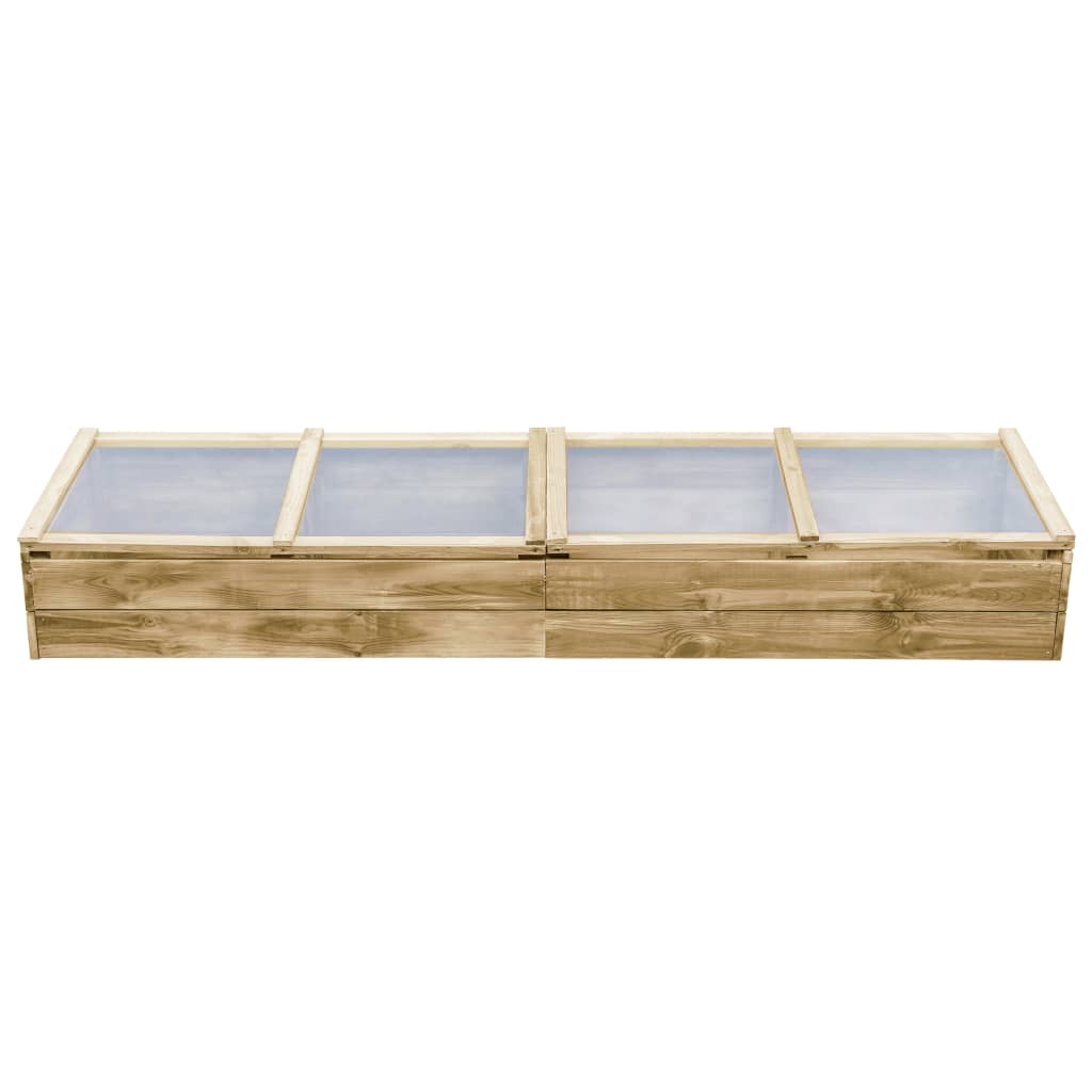 VidaXL Kas 200x50x35 cm geïmpregneerd groenenhout