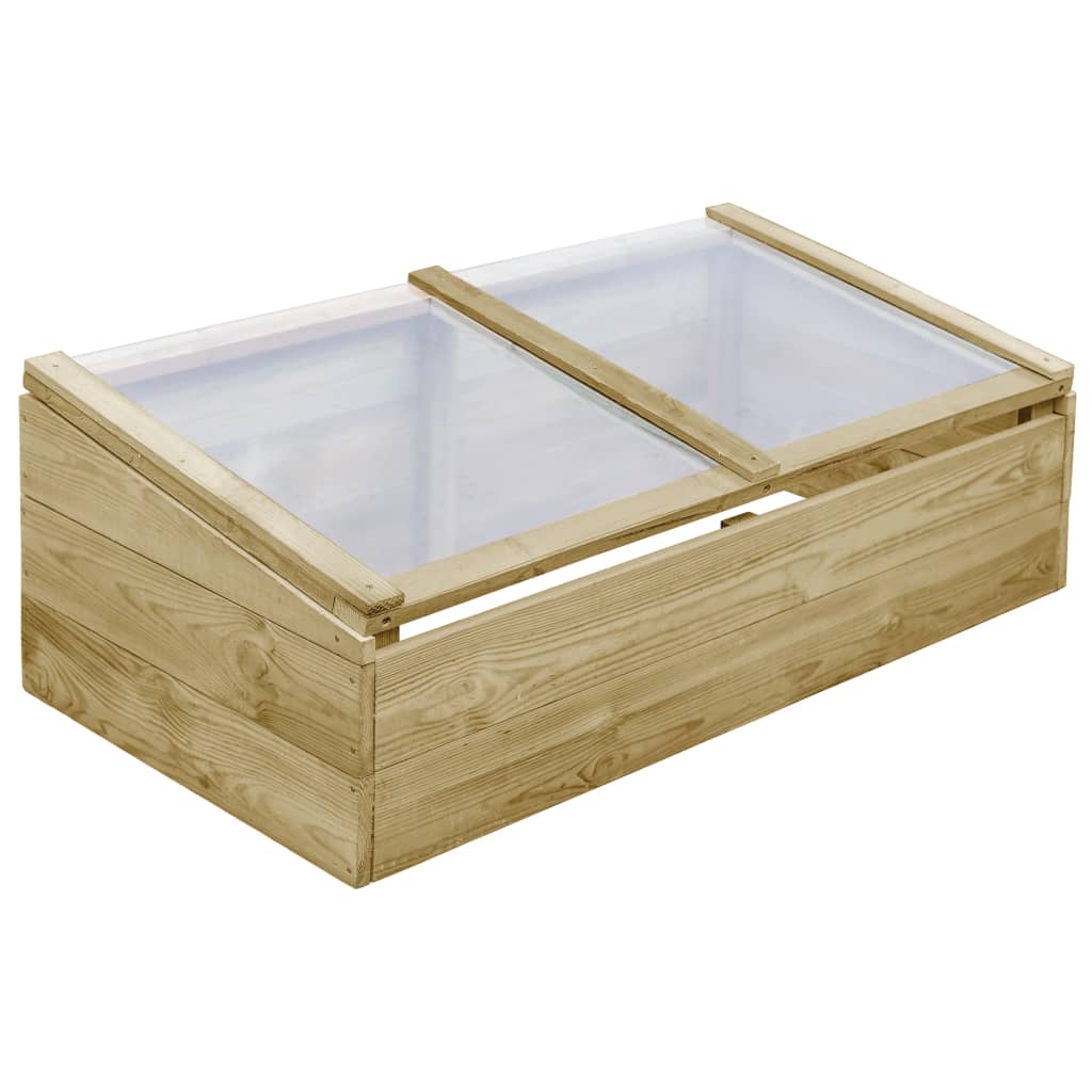 VidaXL Kas 100x50x35 cm geïmpregneerd groenenhout