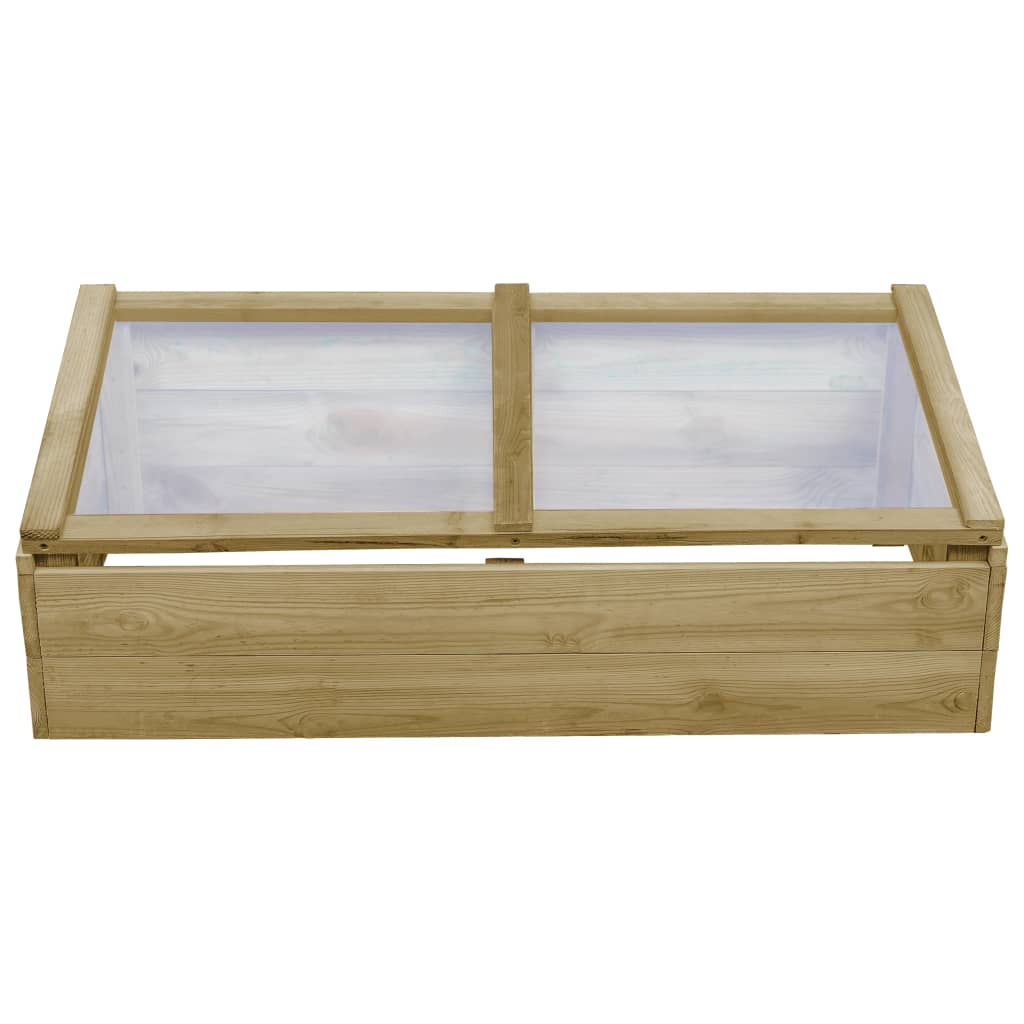 VidaXL Kas 100x50x35 cm geïmpregneerd groenenhout