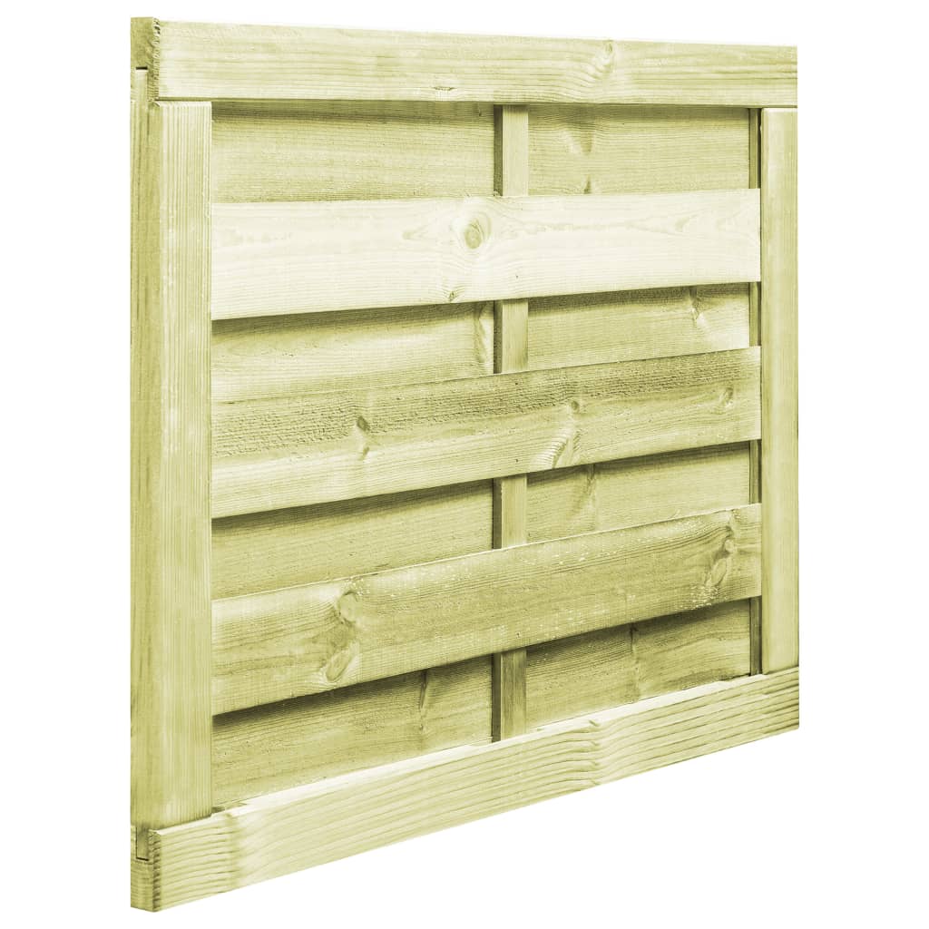 VidaXL Poort 100x75 cm geïmpregneerd groenenhout groen