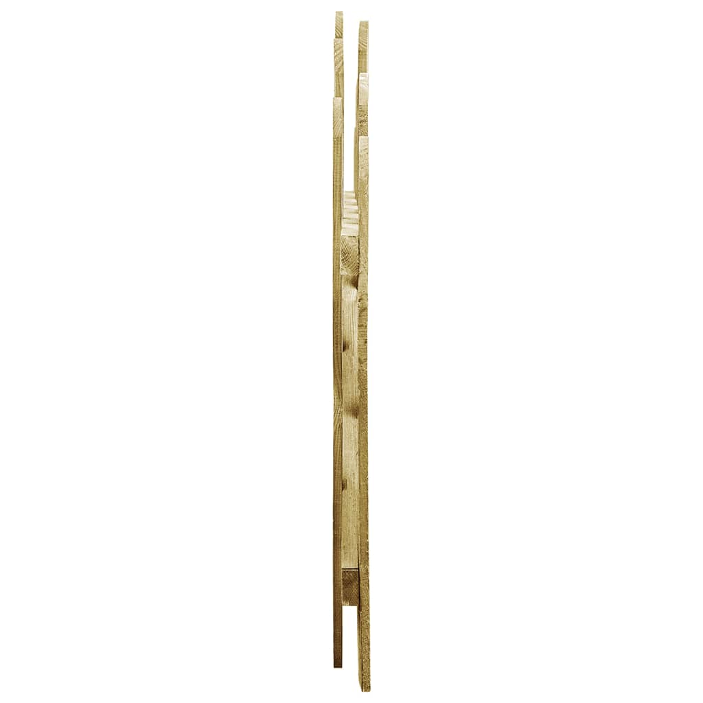 VidaXL Poort 100x75 cm groen geïmpregneerd groenenhout