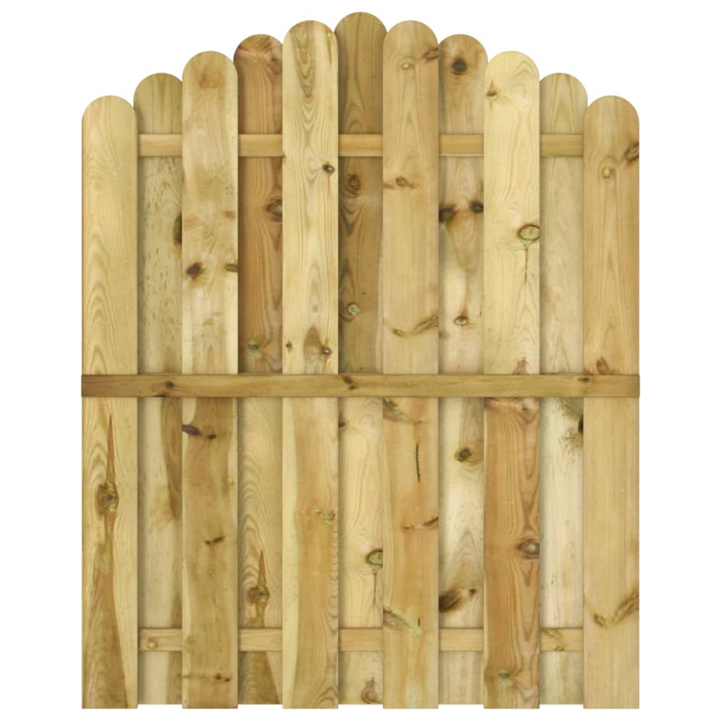 VidaXL Poort 100x125 cm geïmpregneerd groenenhout