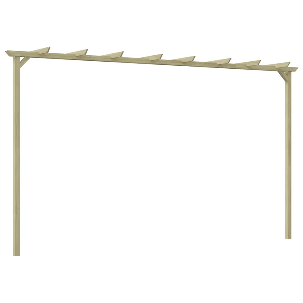 VidaXL Pergola 360x200x60 cm geïmpregneerd groenenhout