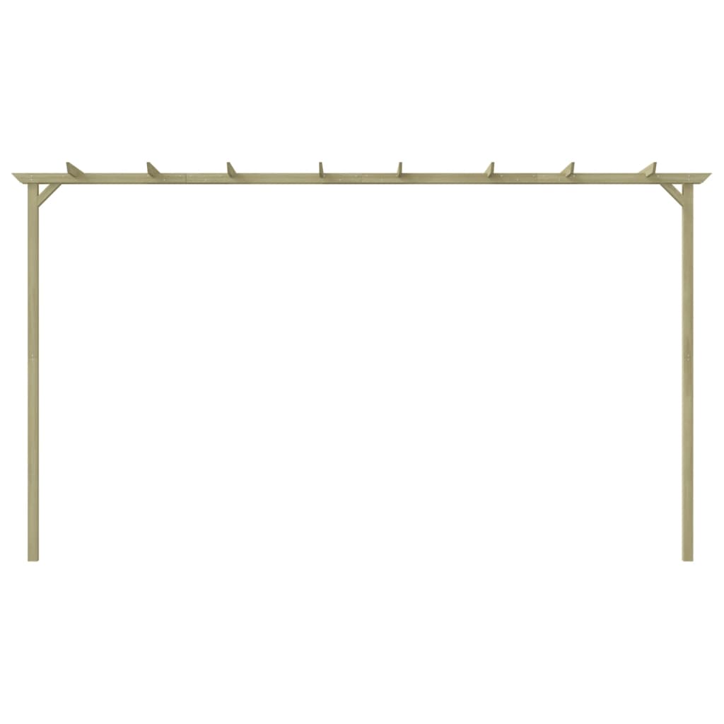 VidaXL Pergola 360x200x60 cm geïmpregneerd groenenhout