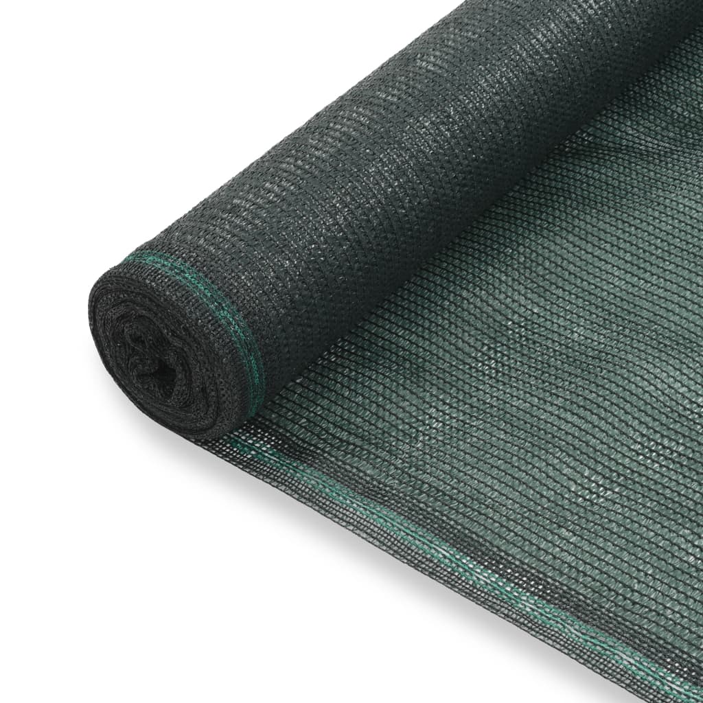 VidaXL Tennisscherm 1,2x25m HDPE groen