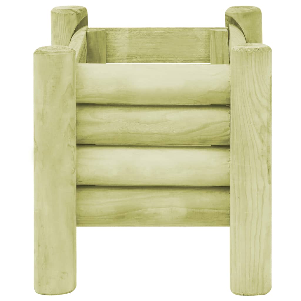 VidaXL Plantenbak geïmpregneerd groenhout 60x40x42 cm