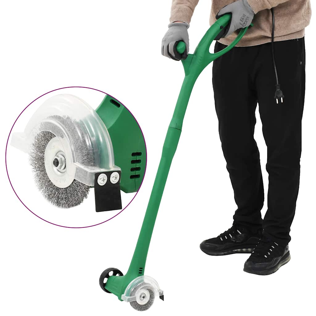 Vidaxl onkruidborstel elektrisch 140 w groen