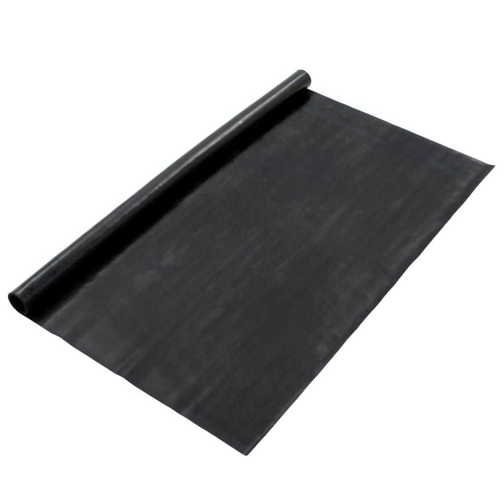 Vidaxl vloermat antislip 1 mm glad 1,2x5 m rubber