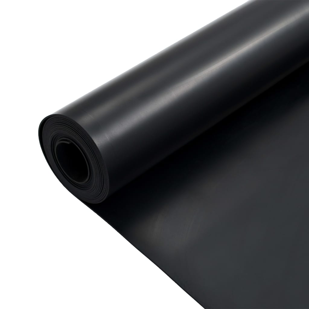 Vidaxl vloermat antislip 2 mm glad 1,2x5 m rubber