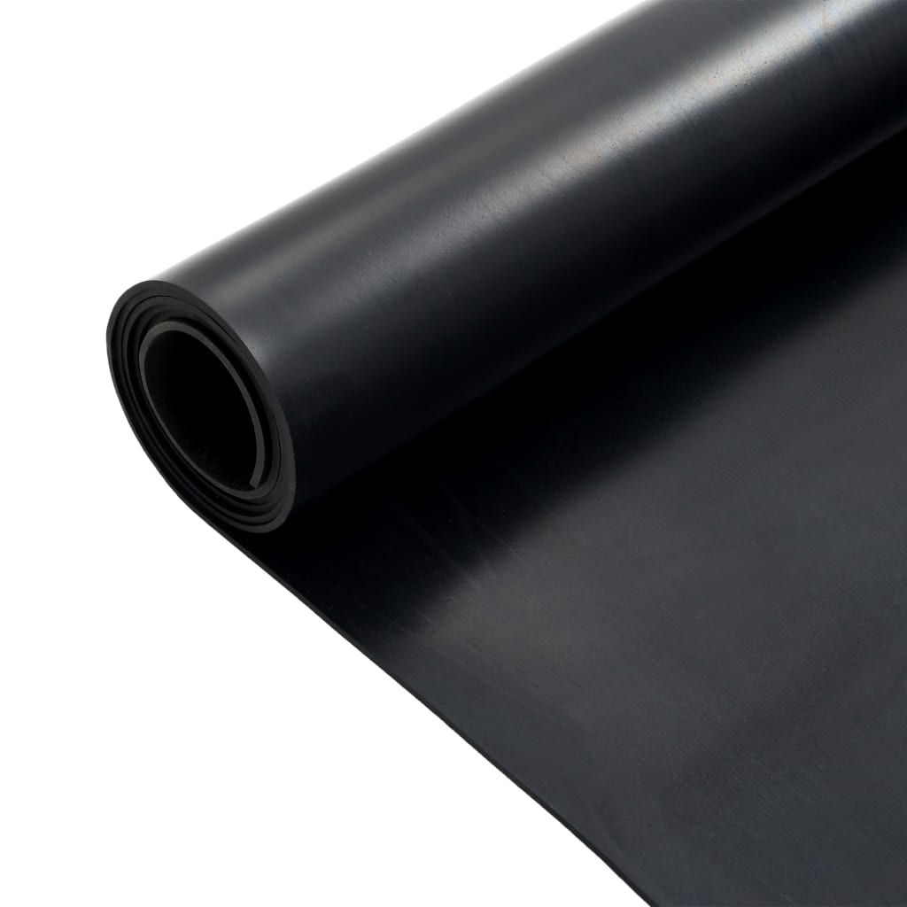 Vidaxl vloermat antislip 3 mm glad 1,2x2 m rubber