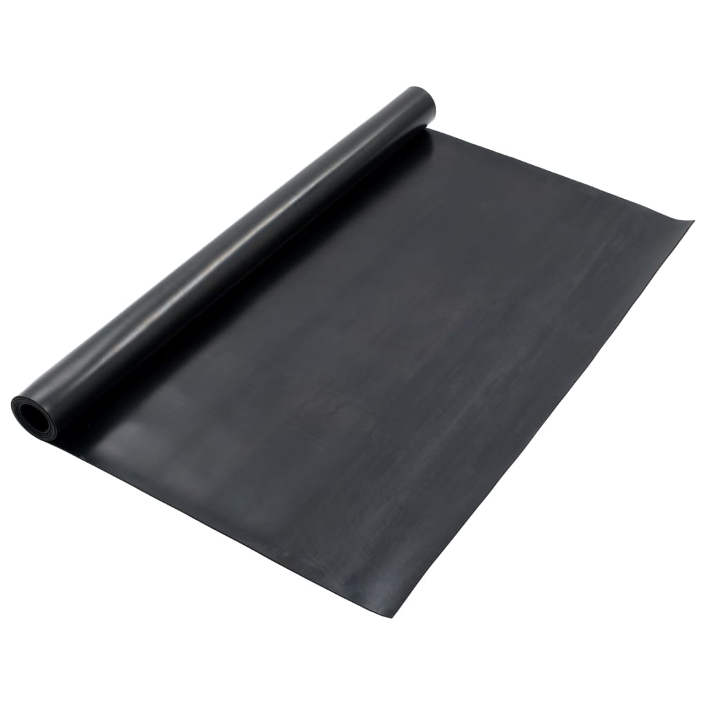 Vidaxl vloermat antislip 3 mm glad 1,2x2 m rubber