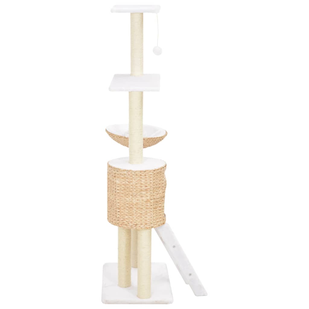 VidaXL Kattenkrabpaal met sisal krabpaal zeegras