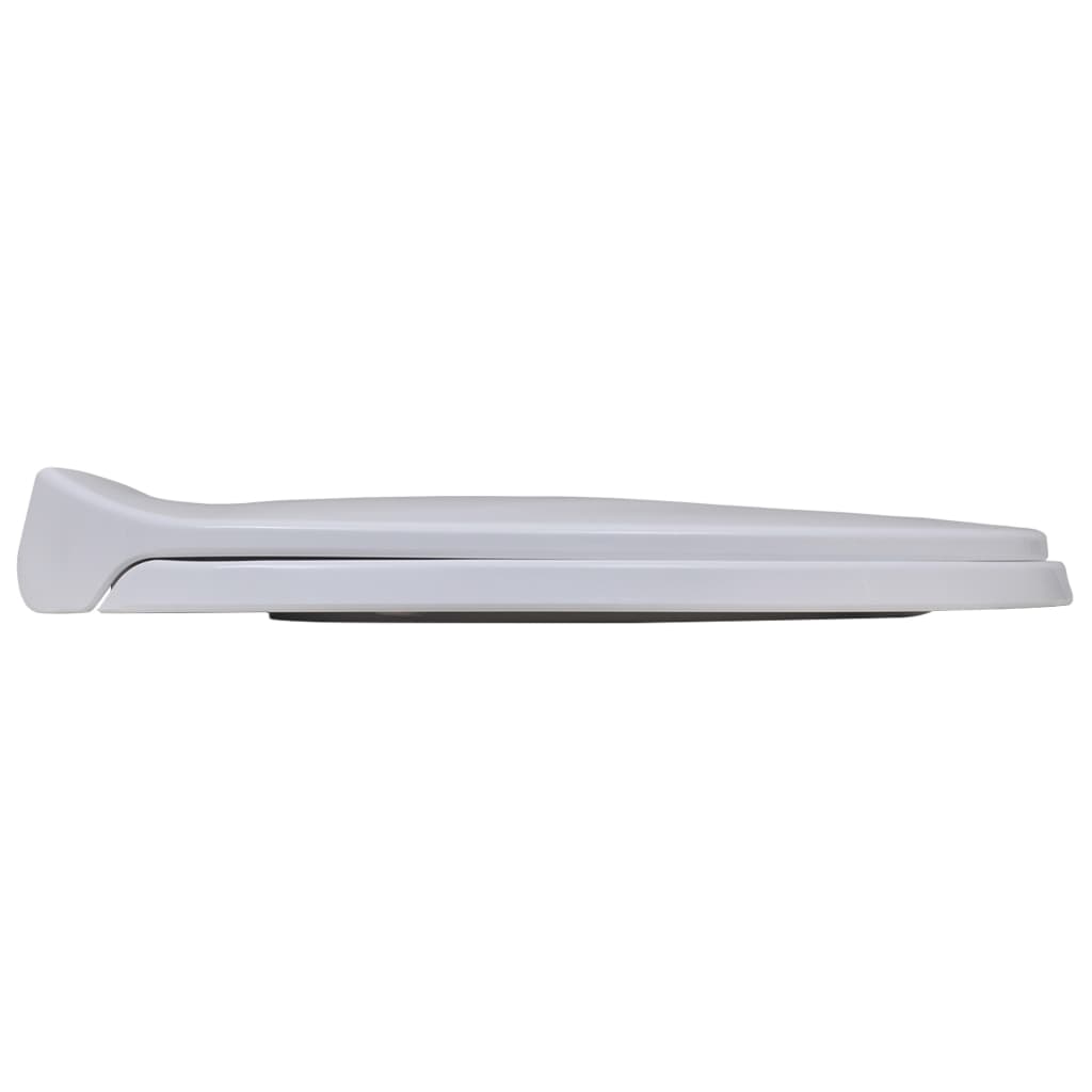 VidaXL Toiletbrillen met softclose deksels 2 st kunststof wit