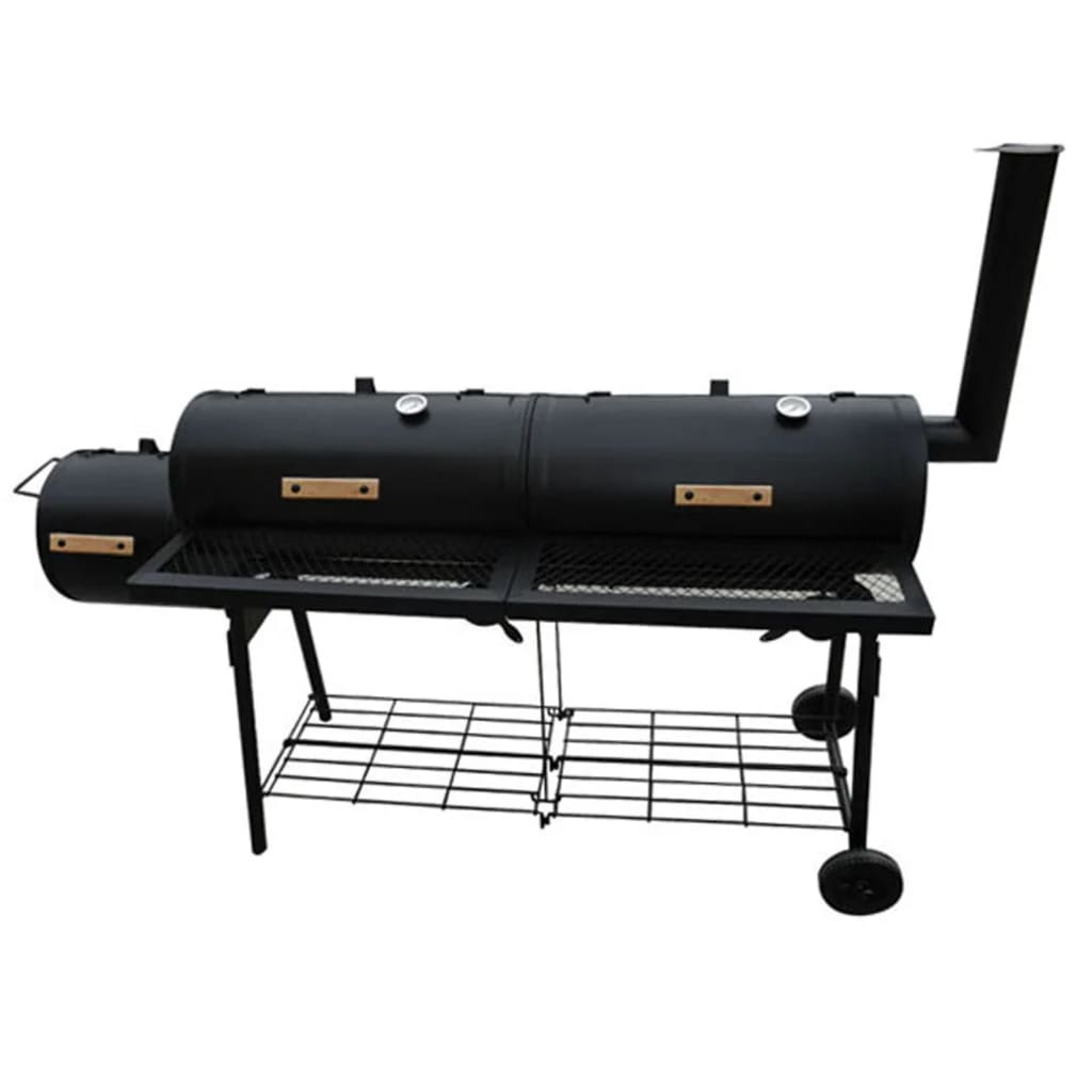 VidaXL Rookbarbecue Nevada XL zwart