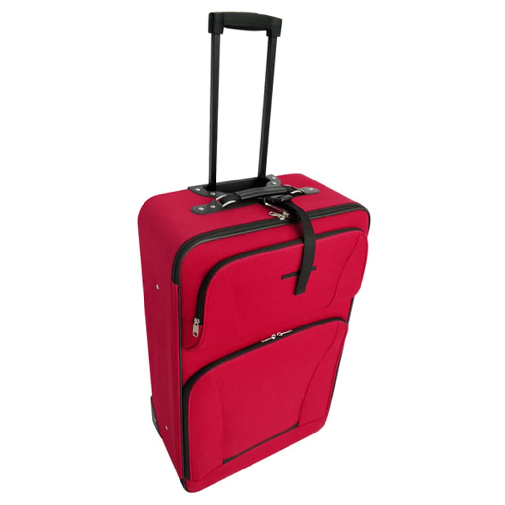Vidaxl reisbagageset rood 5-delig