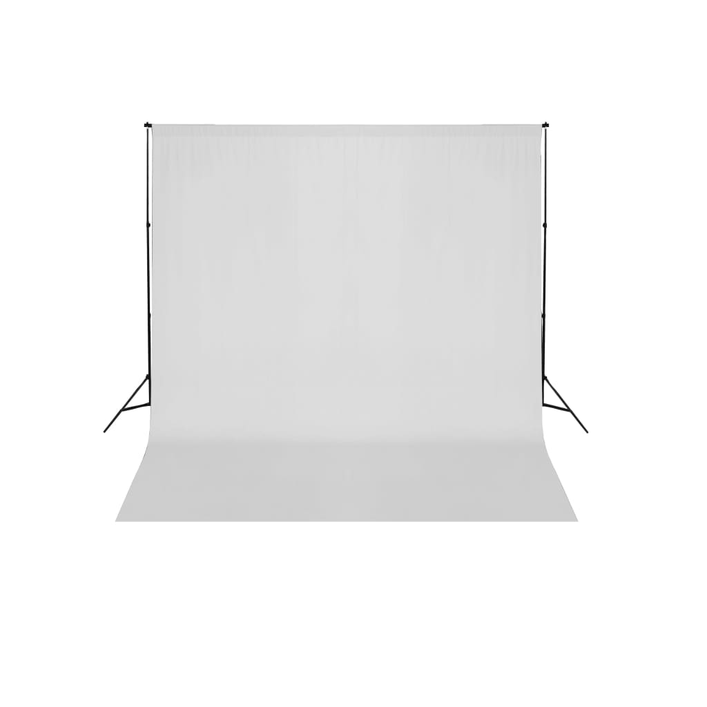 Vidaxl achtergrondsysteem 600x300 cm wit