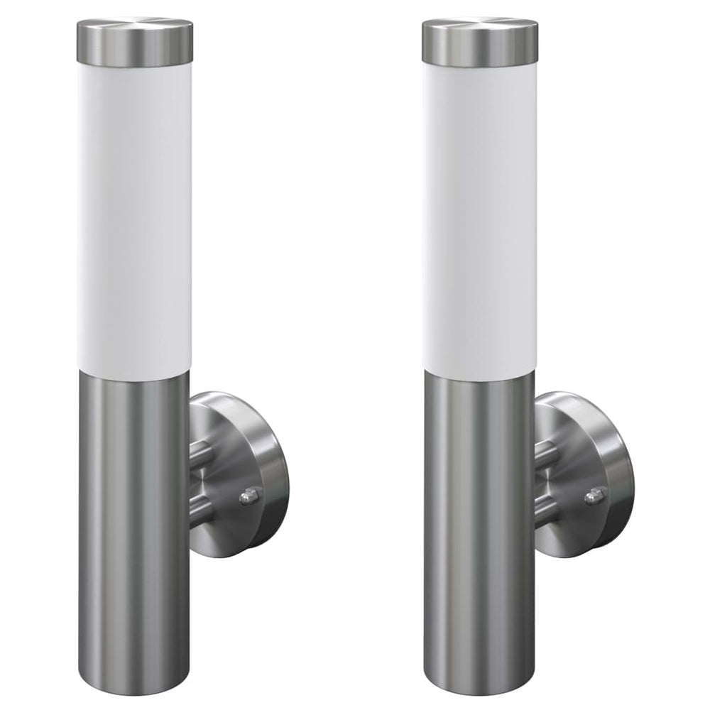 Vidaxl buitenlamp rvs savona (2 stuks)