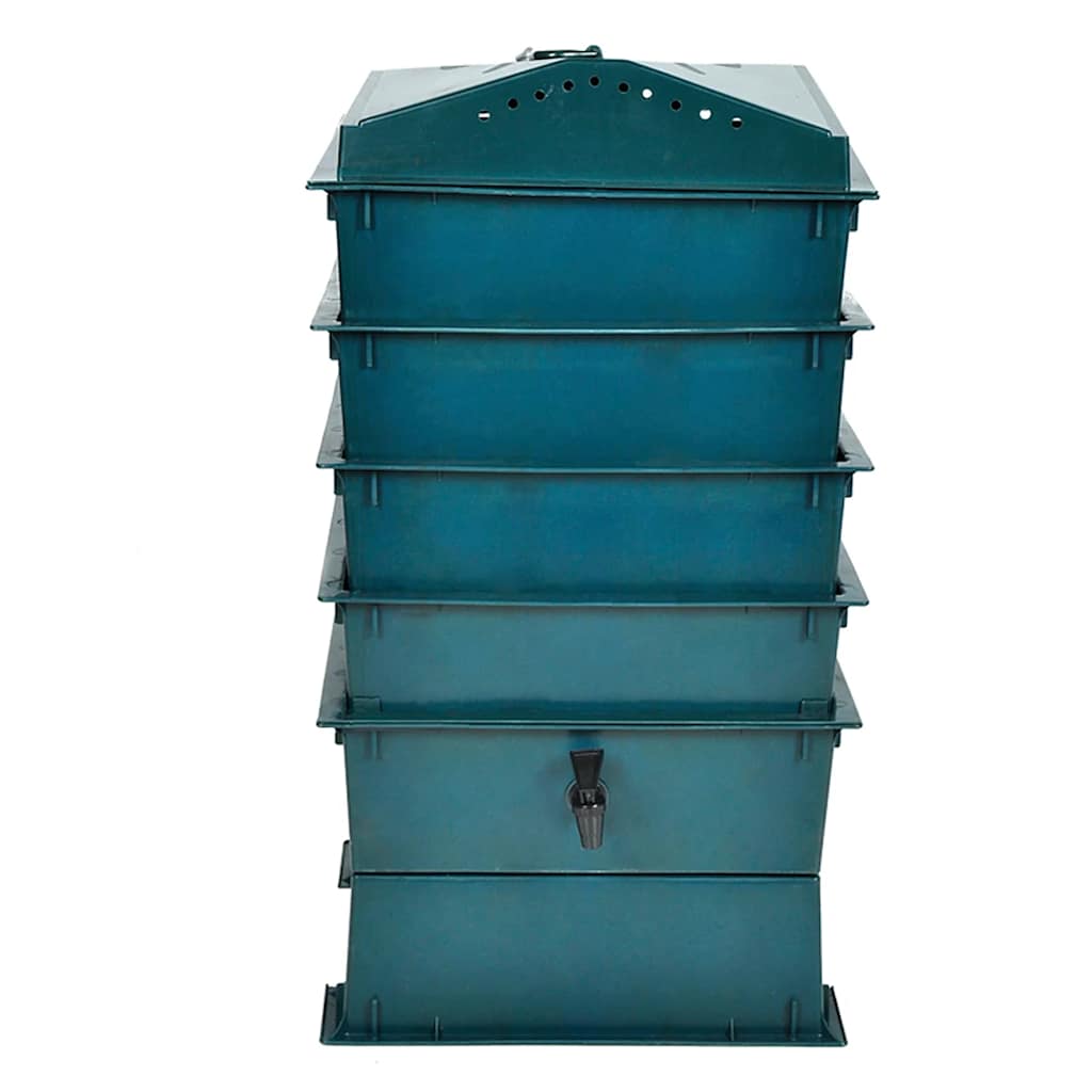 Vidaxl wormenbak 4-laags 42x42x60 cm