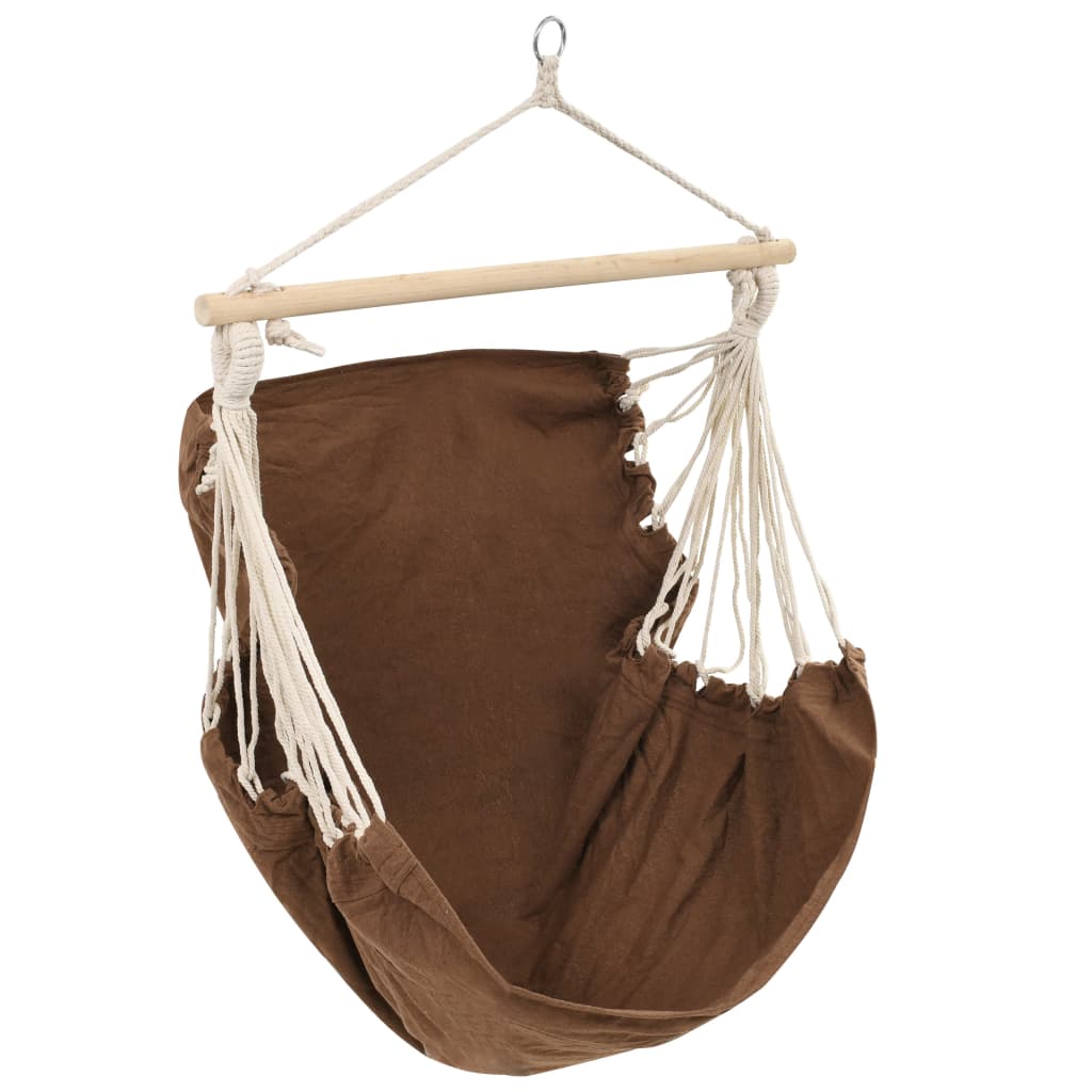 Vidaxl hangstoel bruin (groot)