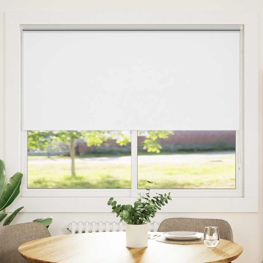 Vidaxl rolgordijn verduisterend 144,4 x 175 cm stofbreedte 140 cm wit