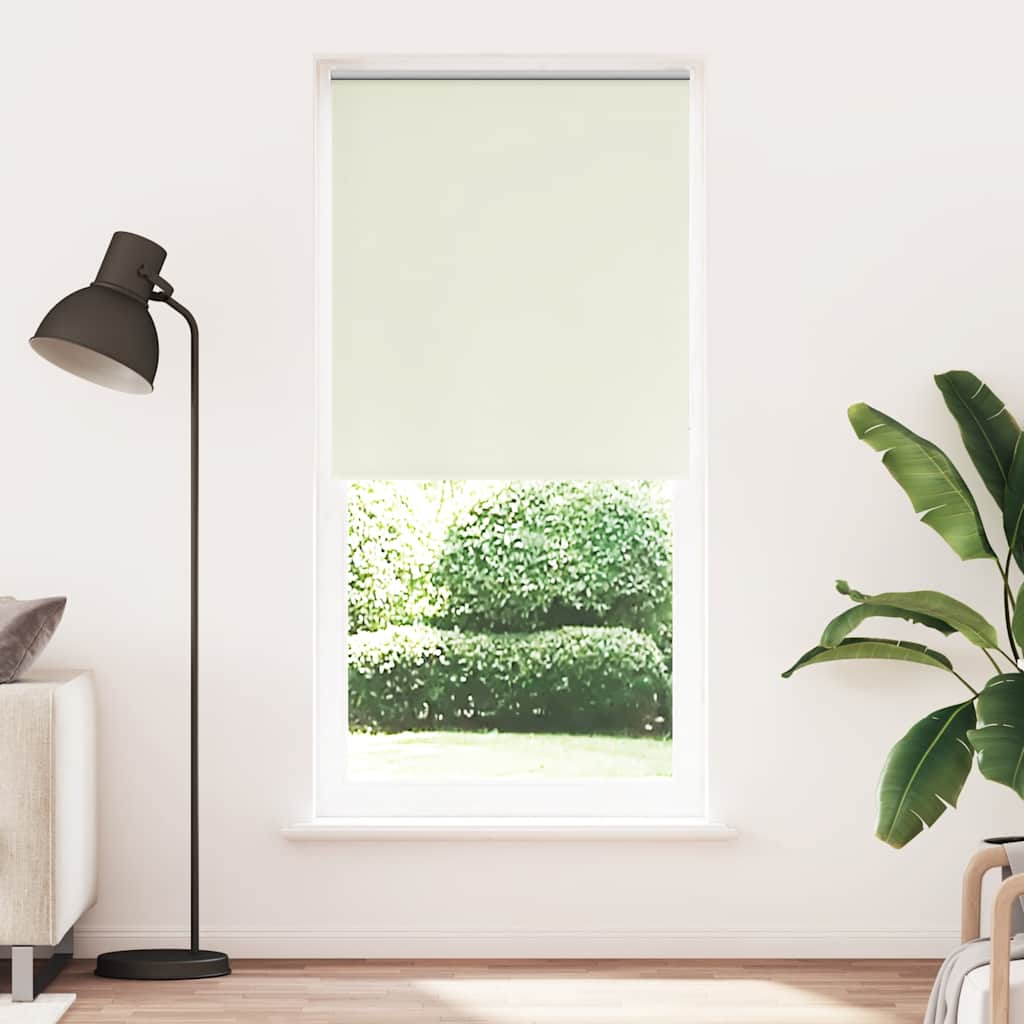 Vidaxl rolgordijn verduisterend 84,4 x 230 cm stofbreedte 80 cm gebroken wit