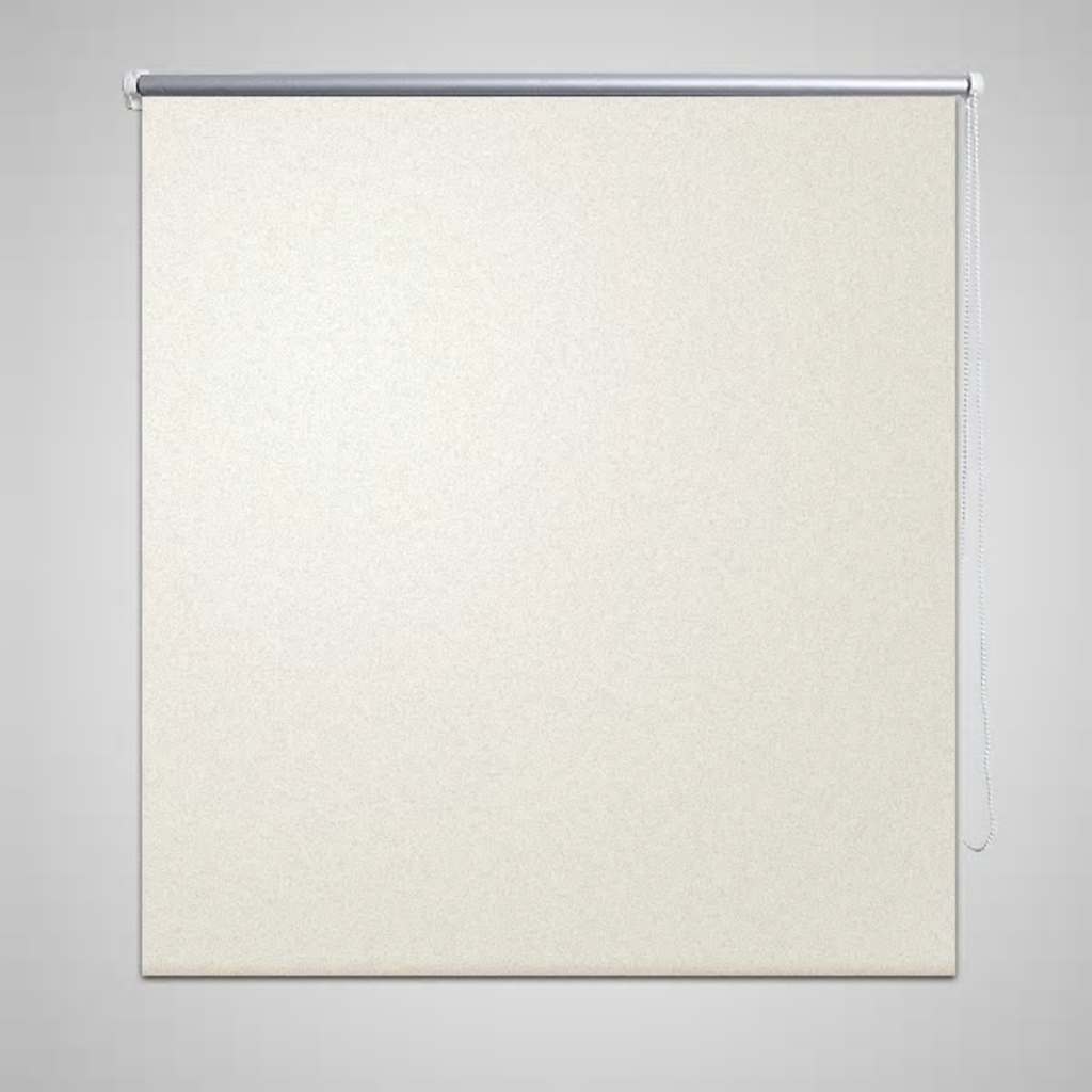 Vidaxl rolgordijn verduisterend 100 x 230 cm crème