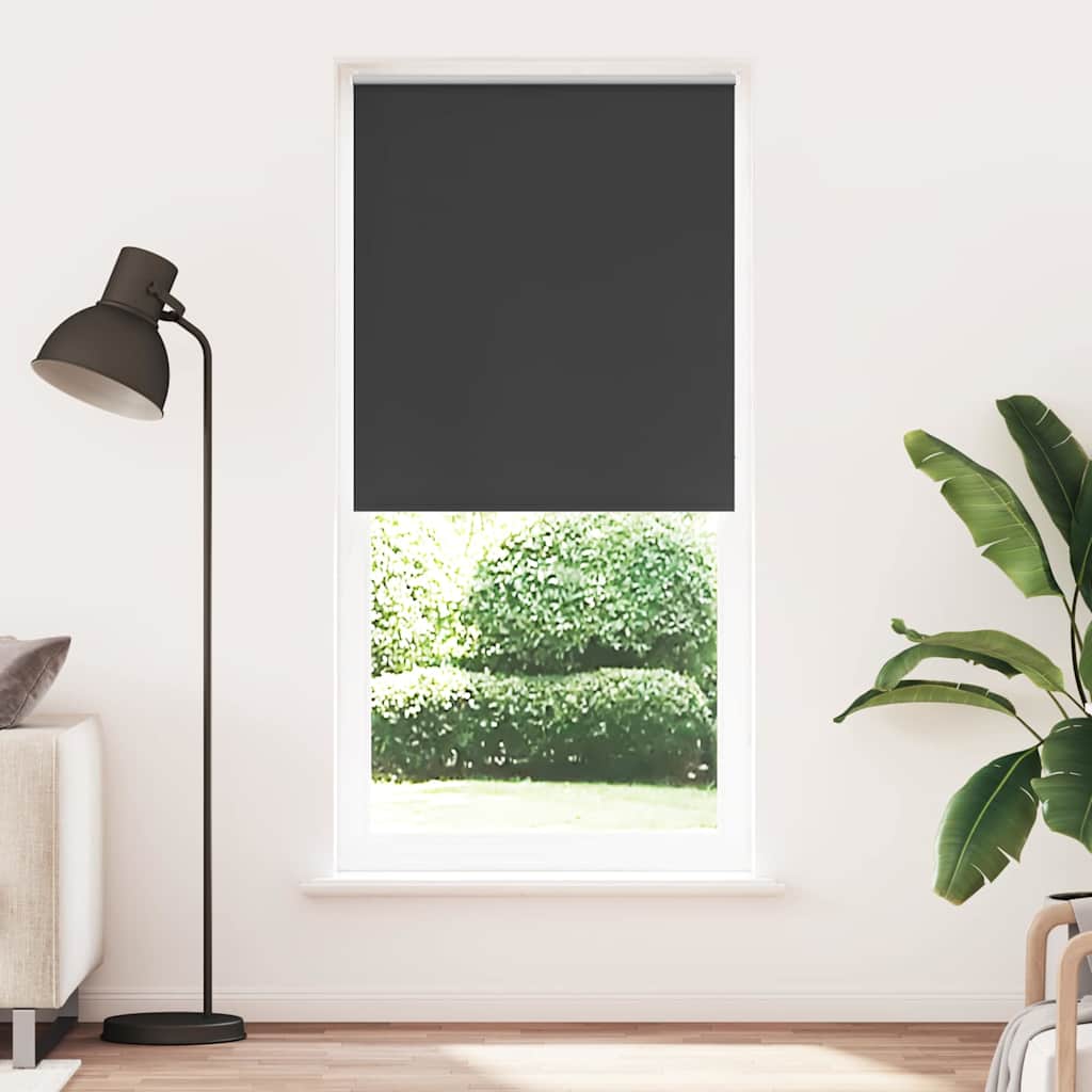 Vidaxl rolgordijn verduisterend 104,4 x 230 cm stofbreedte 100 cm zwart