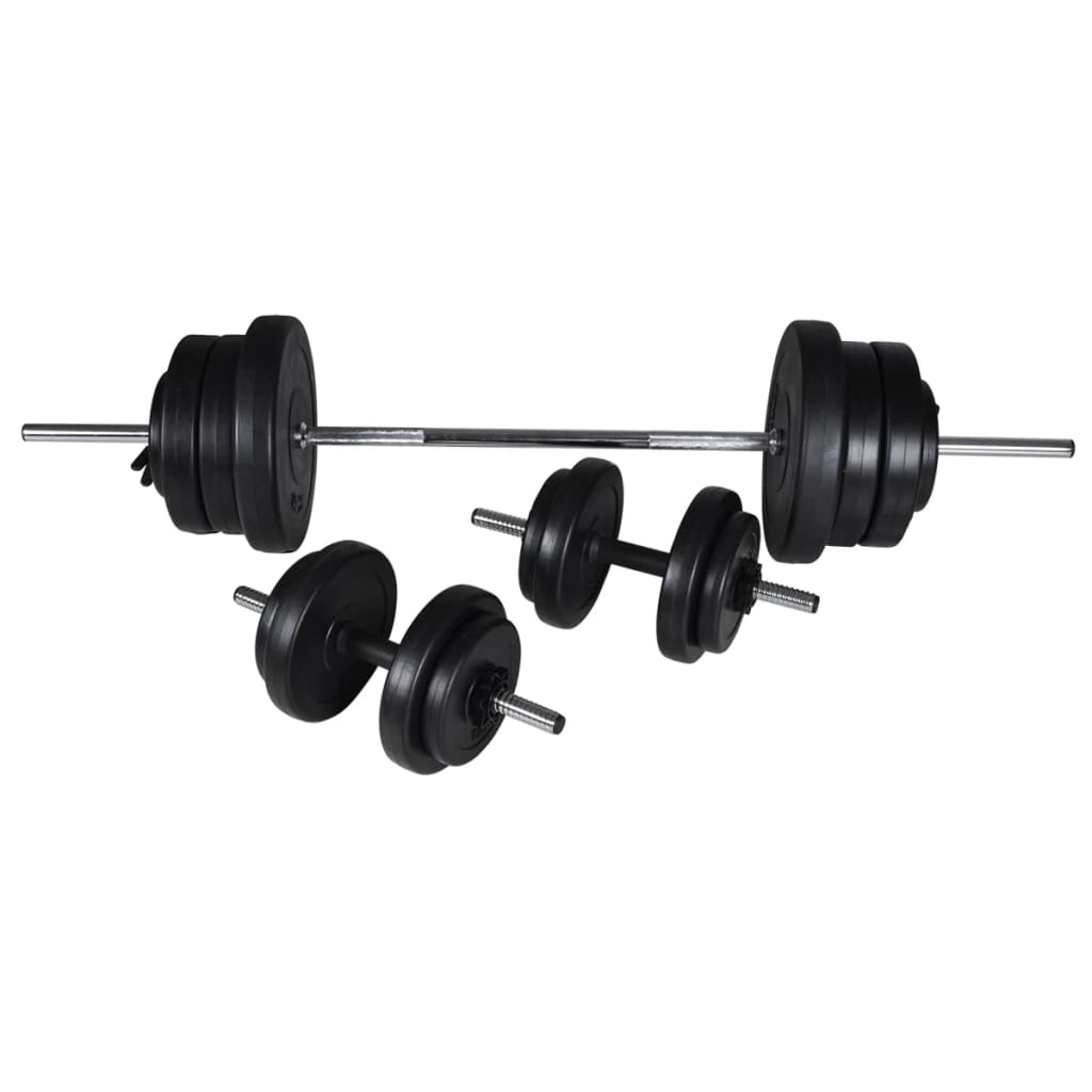 VidaXL Barbellen halterset 60,5 kg