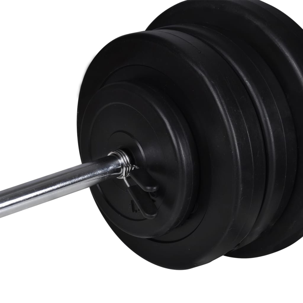 VidaXL Barbellen halterset 60,5 kg
