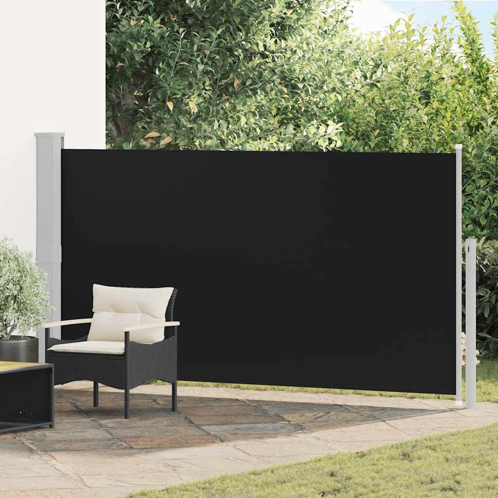 Vidaxl wind-zonnescherm uittrekbaar 160x300 cm zwart