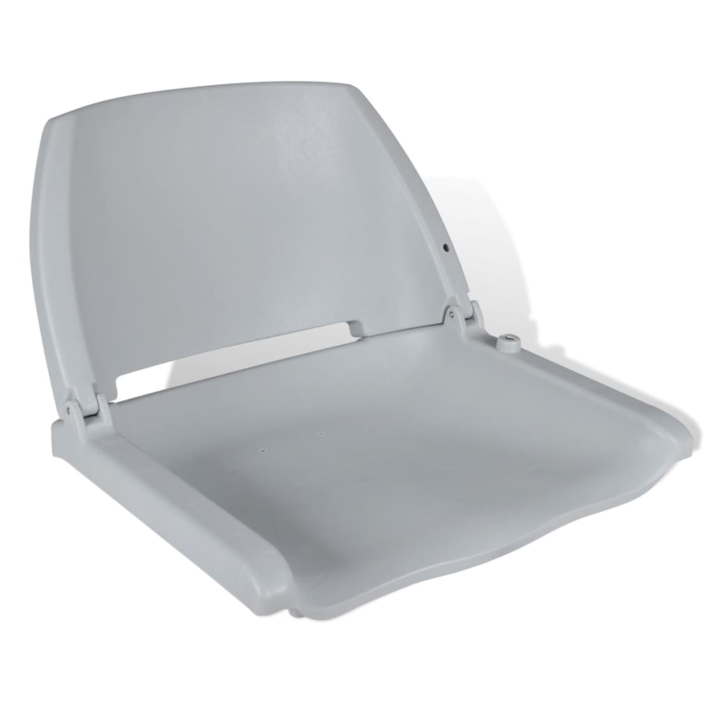 Vidaxl laarsstoel zonder kussen inklapbaar 48x51x41 cm grijs