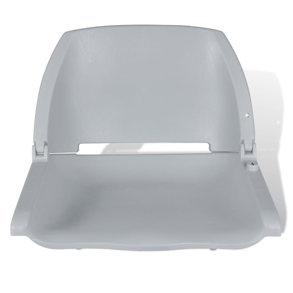 Vidaxl laarsstoel zonder kussen inklapbaar 48x51x41 cm grijs