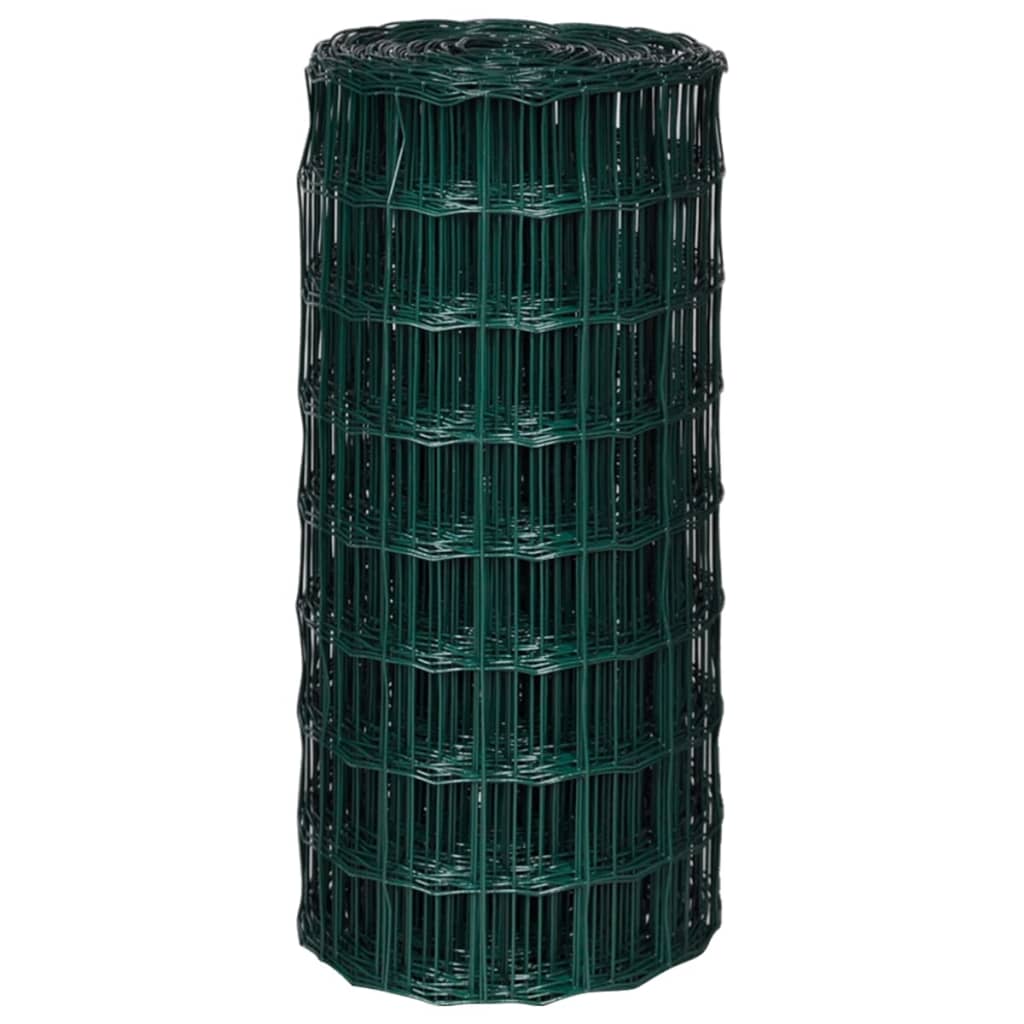 Vidaxl eurohek 10x0,8m staal groen