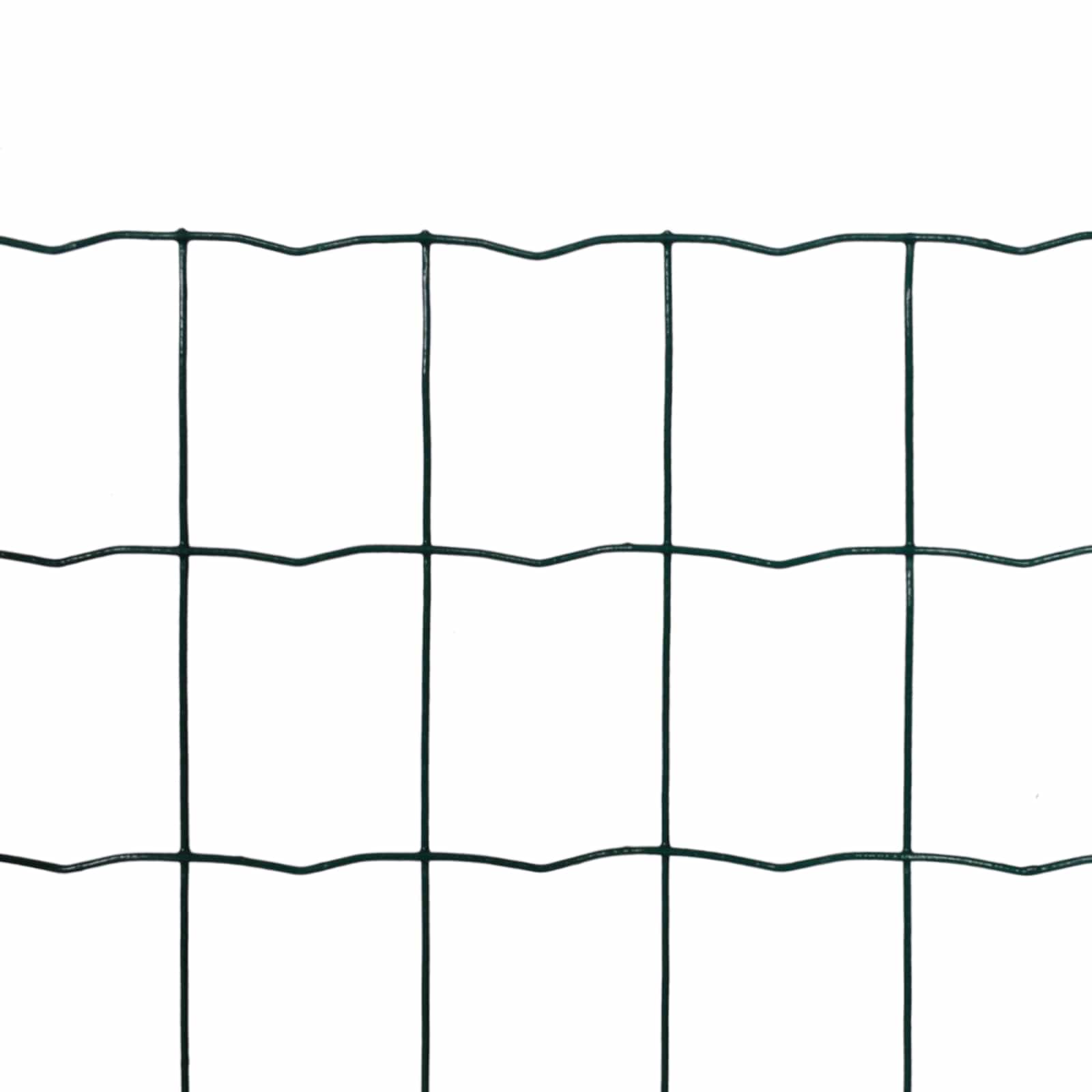Vidaxl euro hek groen 1000 x 180 cm pvc-gecoat ijzer